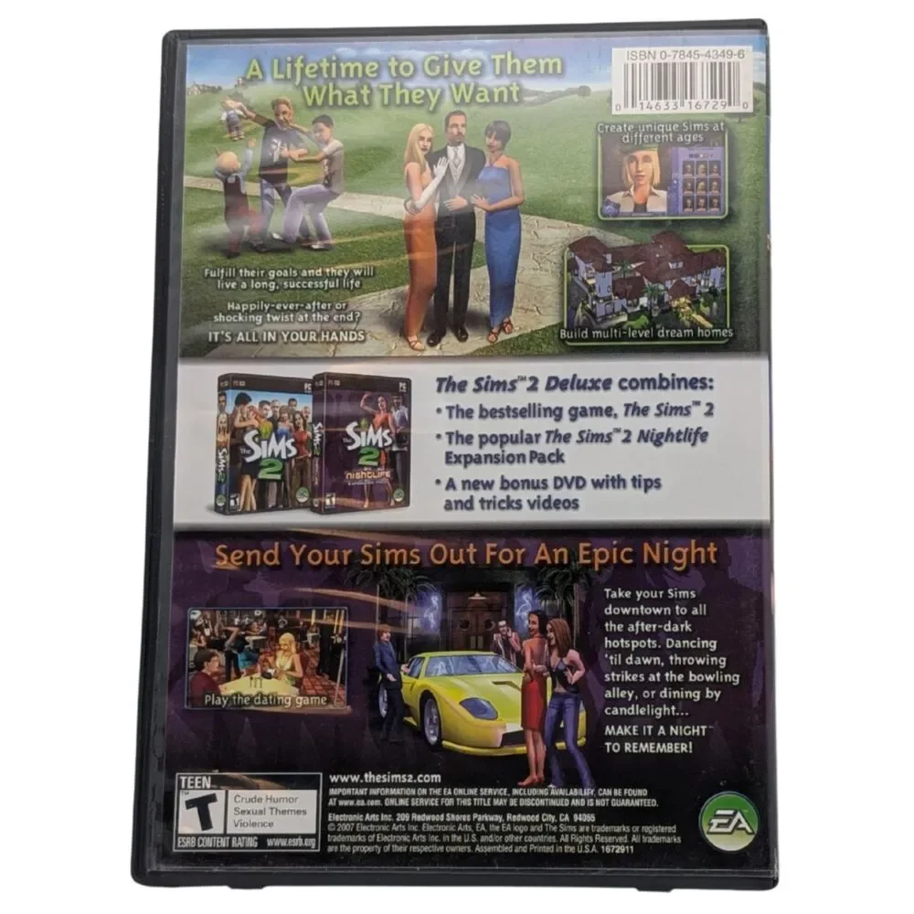 The Sims 2 Deluxe PC DVD/CD – Two-Disc Set with Bonus DVD